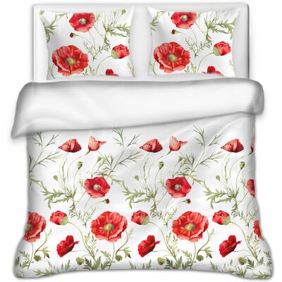 Detexpol Pościel Bawełniana 160X200 Maki 5340A Detexpol Pościel Bawełniana 160X200 Maki 5340A