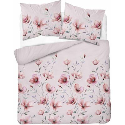 Detexpol Pościel bawełniana 220x200 jasnoróżowa w kwiaty magnolii - 5752 A - Floral Harmony Detexpol Pościel bawełniana 220x200 jasnoróżowa w kwiaty magnolii - 5752 A - Floral Harmony