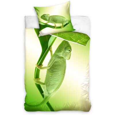 Pościel Bawełniana, Carbotex, Kameleon, 160x200 + 70x80 Cm Pościel Bawełniana, Carbotex, Kameleon, 160x200 + 70x80 Cm