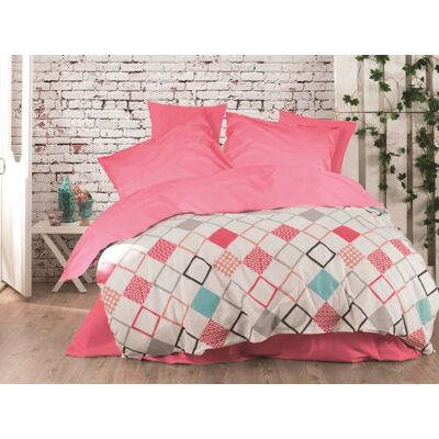 Pościel bawełniana DARYMEX Cottonlove exclusive, Sion fuchsia, 160x200 cm Pościel bawełniana DARYMEX Cottonlove exclusive, Sion fuchsia, 160x200 cm