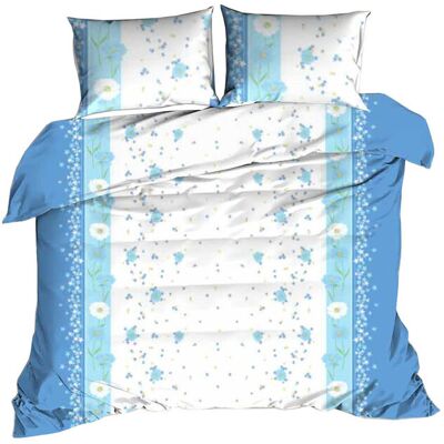 Darymex Komplet Pościeli 160x200 Kora 100% Bawełna Delikatne Niebieskie Kwiatuszki Darymex Komplet Pościeli 160x200 Kora 100% Bawełna Delikatne Niebieskie Kwiatuszki