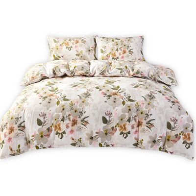 Cotton World Pościel Flanelowa 160X200 Beżowe Kwiaty 23433 Cotton World Pościel Flanelowa 160X200 Beżowe Kwiaty 23433