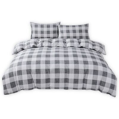 Cotton World Pościel Flanelowa 160X200 Kratka 23434 Cotton World Pościel Flanelowa 160X200 Kratka 23434