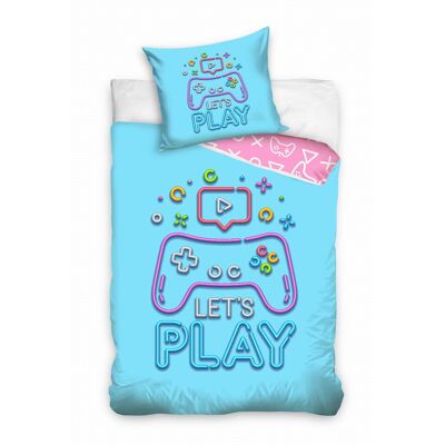 Let's Play Game - Zestaw pościeli z bawełny z motywami gier wideo Let's Play Game - Zestaw pościeli z bawełny z motywami gier wideo