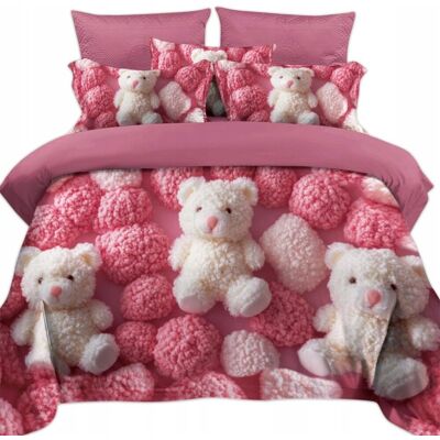 Inny producent POŚCIEL KOMPLET POŚCIELI 160x200 + 2 POSZEWKI NA PODUSZKI MISIE MIŚKI Inny producent POŚCIEL KOMPLET POŚCIELI 160x200 + 2 POSZEWKI NA PODUSZKI MISIE MIŚKI