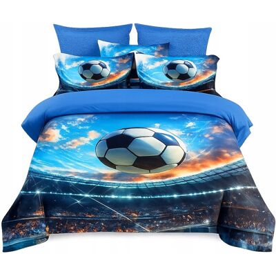 Inny producent POŚCIEL KOMPLET POŚCIELI 160x200 + 2 POSZEWKI NA PODUSZKI PIŁKA NOŻNA Inny producent POŚCIEL KOMPLET POŚCIELI 160x200 + 2 POSZEWKI NA PODUSZKI PIŁKA NOŻNA