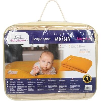 Pościel muślinowa 100x135 Muslin beżowa BabyMatex Pościel muślinowa 100x135 Muslin beżowa BabyMatex