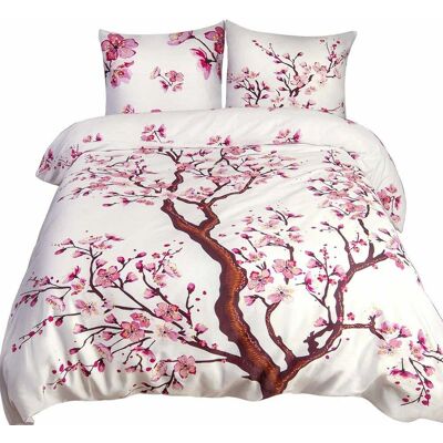 Darymex Pościel 160x200 bawełniana o gładkiej powierzchni kwitnące drzewko magnolii Darymex Pościel 160x200 bawełniana o gładkiej powierzchni kwitnące drzewko magnolii