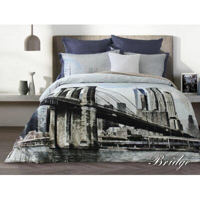 LUXURY S.C. Pościel satynowa 220x200 Most Brookliński szara grafitowa Lusso D48 poszewki 2x70/80 2x 50/60 prześcieradło 220x240 LUXURY S.C. Pościel satynowa 220x200 Most Brookliński szara grafitowa Lusso D48 poszewki 2x70/80 2x 50/60 prześcieradło 220x240