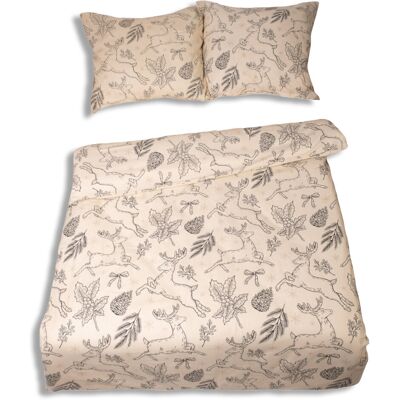 Pościel z flaneli dębu i renifera - Bed linen Pościel z flaneli dębu i renifera - Bed linen