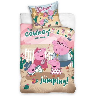 Carbotex Pościel Świnka Peppa Pepa Komplet Pościeli 140 X 200 Dla Dzieci Dziecięca Carbotex Pościel Świnka Peppa Pepa Komplet Pościeli 140 X 200 Dla Dzieci Dziecięca