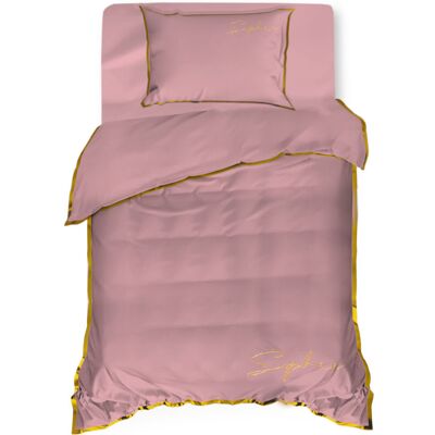 Cotton World Pościel Z Haftem 140X200 Soft Różowa 2649 Cotton World Pościel Z Haftem 140X200 Soft Różowa 2649
