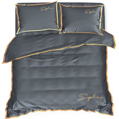 eStilex Pościel Z Haftem 160X200 Soft Szara 2607 eStilex Pościel Z Haftem 160X200 Soft Szara 2607