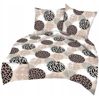 Inny producent Pościel z Kory 140x200 + poszewka 70x80 POLSKI PRODUCENT - Koła panterka Be Inny producent Pościel z Kory 140x200 + poszewka 70x80 POLSKI PRODUCENT - Koła panterka Be