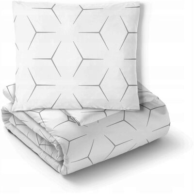 Inny producent Pościel z Kory 140x200 + poszewka 70x80 POLSKI PRODUCENT - milano białe Inny producent Pościel z Kory 140x200 + poszewka 70x80 POLSKI PRODUCENT - milano białe