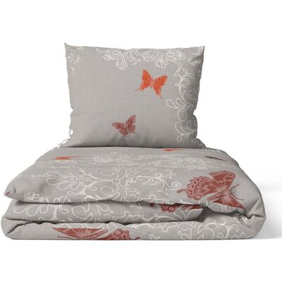 Inny producent Pościel z Kory 160x200 + 1x70x80 KOMPLET PREMIUM : Motyl Beż Inny producent Pościel z Kory 160x200 + 1x70x80 KOMPLET PREMIUM : Motyl Beż