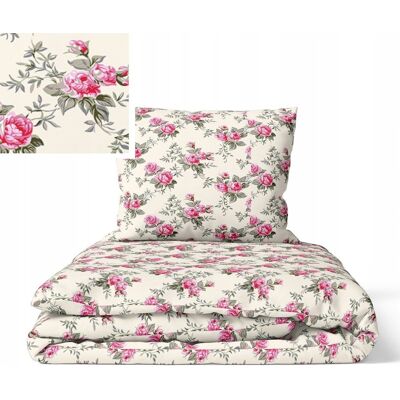 Inny producent Pościel z Kory 160x200 + 1x70x80 KOMPLET PREMIUM : Różyczki babuni róż Inny producent Pościel z Kory 160x200 + 1x70x80 KOMPLET PREMIUM : Różyczki babuni róż