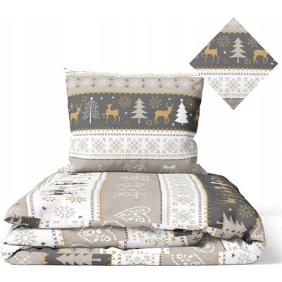 Inny producent Pościel z Kory 160x200 + 2x70x80 Bawełna 100% Bielawa Produkt Polski - Zima Inny producent Pościel z Kory 160x200 + 2x70x80 Bawełna 100% Bielawa Produkt Polski - Zima