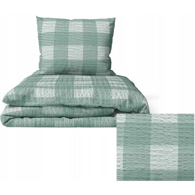 Inny producent Pościel z Kory 160x200 + 2x70x80 Bawełniana Produkt Polski Bielawa - krata Inny producent Pościel z Kory 160x200 + 2x70x80 Bawełniana Produkt Polski Bielawa - krata