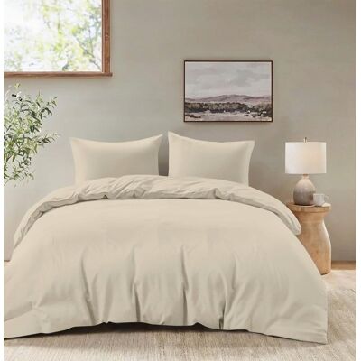 Inny producent POŚCIELI KOMPLET 155X220CM BEŻOWY MIKROFIBRA ZESTAW POSZEWEK NA PODUSZKI Inny producent POŚCIELI KOMPLET 155X220CM BEŻOWY MIKROFIBRA ZESTAW POSZEWEK NA PODUSZKI