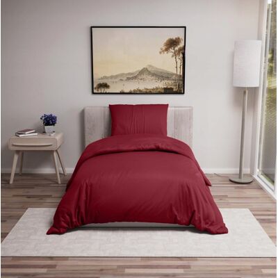 Inny producent POŚCIELI ZESTAW 135X200 80X80 MIKROFIBRA BURGUND ODDYCHAJĄCA MIĘKKA KOMPLET Inny producent POŚCIELI ZESTAW 135X200 80X80 MIKROFIBRA BURGUND ODDYCHAJĄCA MIĘKKA KOMPLET