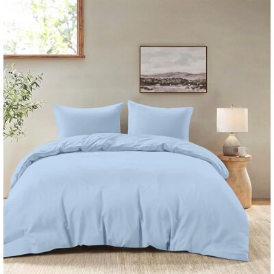 Inny producent POŚCIELI ZESTAW 260X240CM 2 POSZEWKI 65X65CM MIKROFIBRA NIEBIESKI KOMPLET Inny producent POŚCIELI ZESTAW 260X240CM 2 POSZEWKI 65X65CM MIKROFIBRA NIEBIESKI KOMPLET