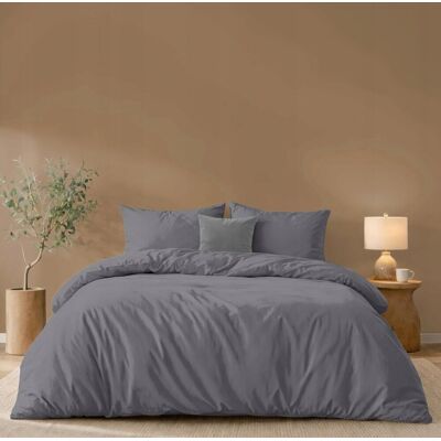 Inny producent POŚCIELI ZESTAW 260X240CM 2X POSZEWKA 50X80CM MIKROFIBRA ANTRACYT MIĘKKI Inny producent POŚCIELI ZESTAW 260X240CM 2X POSZEWKA 50X80CM MIKROFIBRA ANTRACYT MIĘKKI