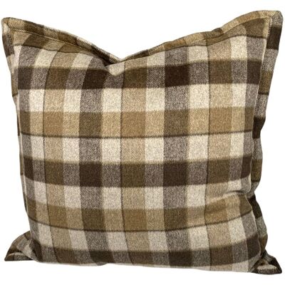 Skandi.pl POSZEWKA NA PODUSZKĘ 45X45 W KRATKĘ KRATA DEKORACYJNA BOHO BEŻOWA DO SALONU Skandi.pl POSZEWKA NA PODUSZKĘ 45X45 W KRATKĘ KRATA DEKORACYJNA BOHO BEŻOWA DO SALONU