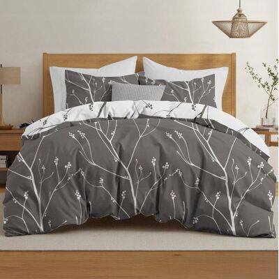 Inny producent POSZEWKI 220X240CM 2 80X80 ZESTAW POŚCIELI MIKROFIBRA MIĘKKA CIEPŁA WZÓR Inny producent POSZEWKI 220X240CM 2 80X80 ZESTAW POŚCIELI MIKROFIBRA MIĘKKA CIEPŁA WZÓR