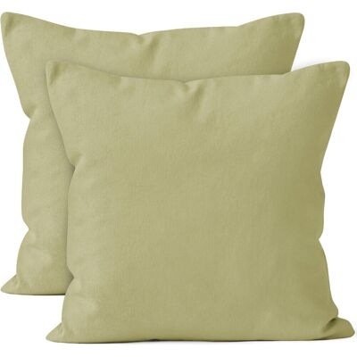 inna (Inny) Poszewki na poduszki bawełniane Dekoracyjne 60x60cm na zamek Zielone 2szt inna (Inny) Poszewki na poduszki bawełniane Dekoracyjne 60x60cm na zamek Zielone 2szt