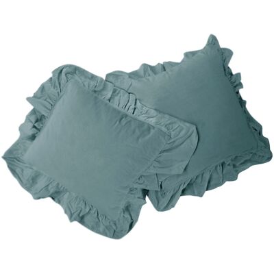 Darymex Poszewki Stonewashed 40X40 Mineral Blue 2Szt Kpl Darymex Poszewki Stonewashed 40X40 Mineral Blue 2Szt Kpl