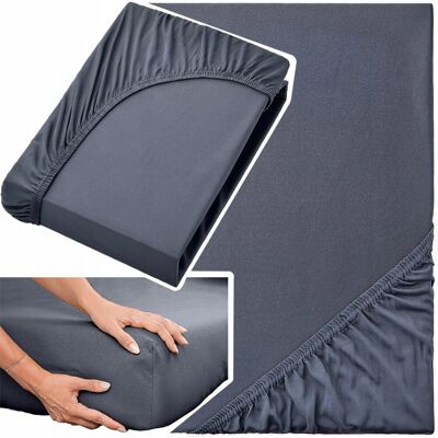 Eurofirany Prześcieradło 100% Bawełna CZESANA 140x200 + 30cm z GUMKĄ na wysoki materac Eurofirany Prześcieradło 100% Bawełna CZESANA 140x200 + 30cm z GUMKĄ na wysoki materac