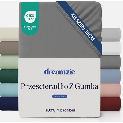 Inny producent PRZEŚCIERADŁO 120X200 ANTRACYT MIKROFIBRA NA MATERAC GUMKA MIĘKKIE TRWAŁE Inny producent PRZEŚCIERADŁO 120X200 ANTRACYT MIKROFIBRA NA MATERAC GUMKA MIĘKKIE TRWAŁE
