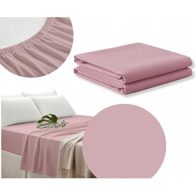 Inny producent Prześcieradło 200x160 BRUDNY RÓŻ JERSEY z gumką 160x200 MATERACYK POLSKIE Inny producent Prześcieradło 200x160 BRUDNY RÓŻ JERSEY z gumką 160x200 MATERACYK POLSKIE