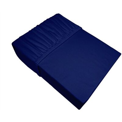 Prześcieradło 200x220 jersey z gumką granatowe Greno Prześcieradło 200x220 jersey z gumką granatowe Greno
