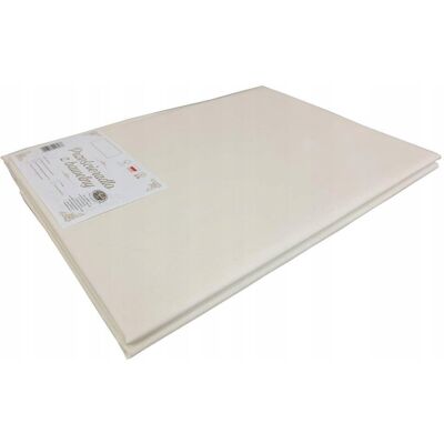 Inny producent Prześcieradło bawełniane 200x220 cm bez gumki ecru Inny producent Prześcieradło bawełniane 200x220 cm bez gumki ecru