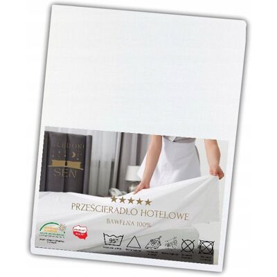 Głęboki sen Prześcieradło Bawełniane 240x300 Białe Hotelowe Bez Gumki Producent Polskie Głęboki sen Prześcieradło Bawełniane 240x300 Białe Hotelowe Bez Gumki Producent Polskie