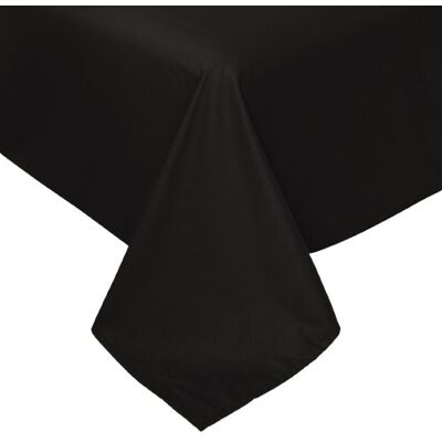 COTTON MARKET Prześcieradło Bawełniane Bez Gumki 270X250 Czarne COTTON MARKET Prześcieradło Bawełniane Bez Gumki 270X250 Czarne