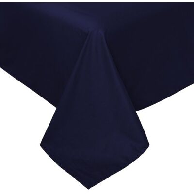 COTTON MARKET Prześcieradło Bawełniane Bez Gumki 270X250 Granat COTTON MARKET Prześcieradło Bawełniane Bez Gumki 270X250 Granat