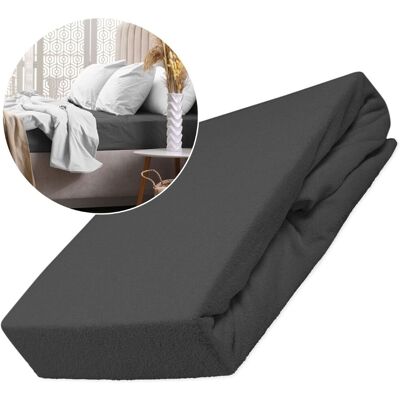 Darymex Prześcieradło z Gumką Dzianina Frotte Komfortowe Jednolite _D 160x200 Darymex Prześcieradło z Gumką Dzianina Frotte Komfortowe Jednolite _D 160x200