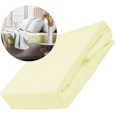 Darymex Prześcieradło 200x220 Jednolite Bawełna Frotte z Gumką 004_D Słoneczny Darymex Prześcieradło 200x220 Jednolite Bawełna Frotte z Gumką 004_D Słoneczny