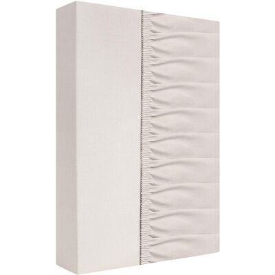 ZARATEX Prześcieradło bawełniane z gumką 220x200 ekri kremowe na materac o wysokości do 25 cm ZARATEX Prześcieradło bawełniane z gumką 220x200 ekri kremowe na materac o wysokości do 25 cm