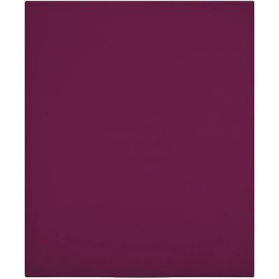 VMP Prześcieradło, Bordowe, 90x200 Cm, Dżersej Bawełniany VMP Prześcieradło, Bordowe, 90x200 Cm, Dżersej Bawełniany