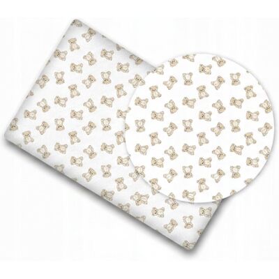 Babymam PRZEŚCIERADŁO DO ŁÓŻECZKA 120X60 Z GUMKĄ BAWEŁNA TEDDY BEAR Babymam PRZEŚCIERADŁO DO ŁÓŻECZKA 120X60 Z GUMKĄ BAWEŁNA TEDDY BEAR