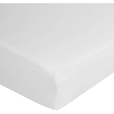 Prześcieradło, EUROFIRANY, 125g/m2, 120x200 cm, biały Prześcieradło, EUROFIRANY, 125g/m2, 120x200 cm, biały