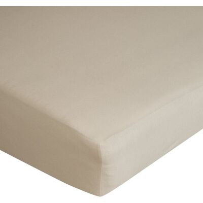 Eurofirany Prześcieradło JERSEY3 bawełniane jednolite 220x200 wysokość 30 cm beż Eurofirany Prześcieradło JERSEY3 bawełniane jednolite 220x200 wysokość 30 cm beż
