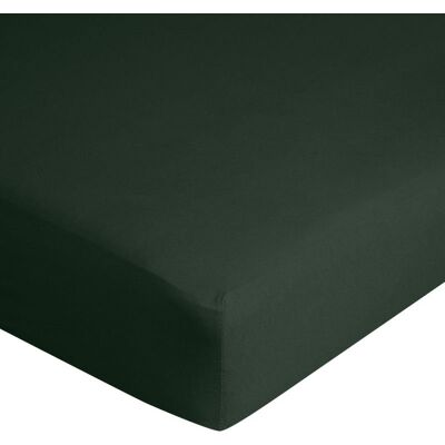 Eurofirany - PRE/JERSEY3/CZ 220X200+30CM - 140 GSM - Zielony butelkowy - Pościel w passt Eurofirany - PRE/JERSEY3/CZ 220X200+30CM - 140 GSM - Zielony butelkowy - Pościel w passt