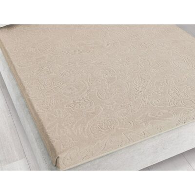 Zwoltex Prześcieradło Frotte Bez Gumki 175X220 Tulipan Sepia Beżowe 5908 Żakardowe Zwoltex Prześcieradło Frotte Bez Gumki 175X220 Tulipan Sepia Beżowe 5908 Żakardowe