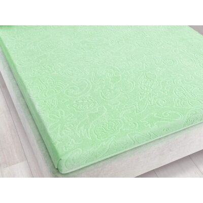 Zwoltex Prześcieradło Frotte Bez Gumki 175X220 Tulipan Zielone Jaśminowe 5546 Żakardowe Zwoltex Prześcieradło Frotte Bez Gumki 175X220 Tulipan Zielone Jaśminowe 5546 Żakardowe