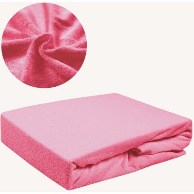 Głęboki sen Prześcieradło FROTTE Bez Gumki 200x220 Różowy Grube Polski Producent Głęboki sen Prześcieradło FROTTE Bez Gumki 200x220 Różowy Grube Polski Producent